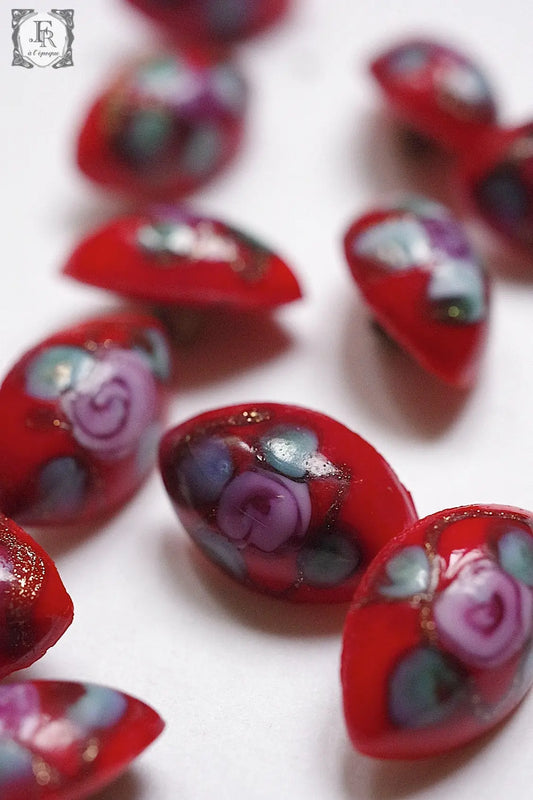 アンティークボタン boutons antique lots 3 .FR a l'epoque