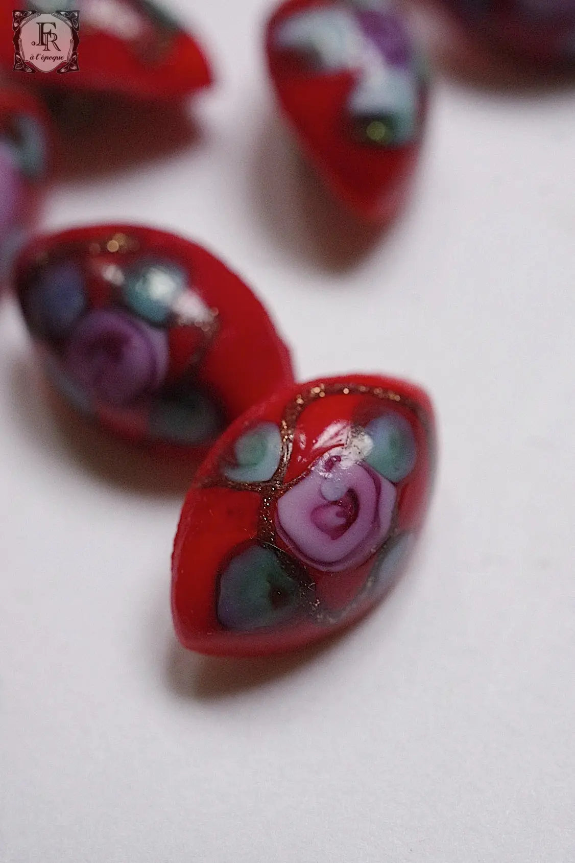 アンティークボタン boutons antique lots 3 .FR a l'epoque