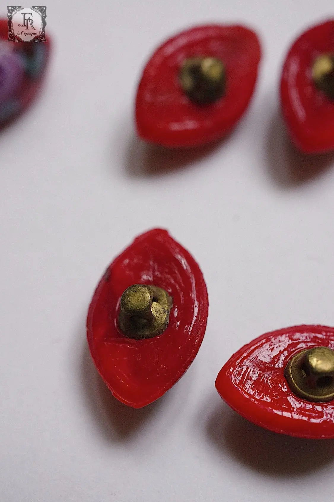 アンティークボタン boutons antique lots 3 .FR a l'epoque