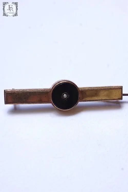 broche antique アンティークブローチ バール入り .FR A Ll'EPOQUE