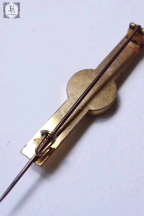 broche antique アンティークブローチ バール入り .FR A Ll'EPOQUE