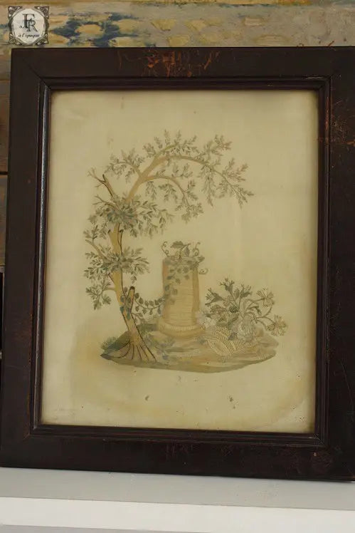 cadre アンティーク フレーム 刺繍 1 .FR A Ll'EPOQUE