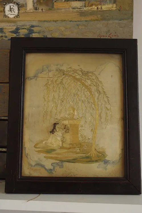 cadre アンティーク フォトフレーム 刺繍2 .FR A Ll'EPOQUE