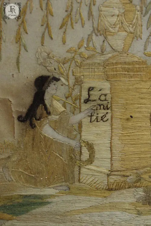 cadre アンティーク フォトフレーム 刺繍2 .FR A Ll'EPOQUE