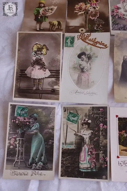 carte アンティークハガキ 16枚セット 2 .FR A Ll'EPOQUE