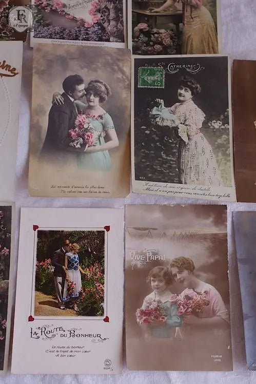 carte アンティークハガキ 16枚セット 2 .FR A Ll'EPOQUE