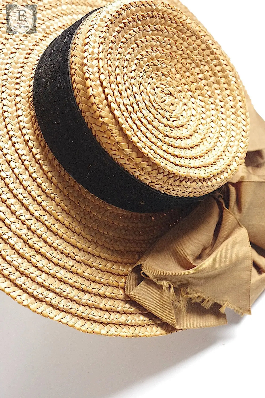 アンティーク帽子ドール用 chapeau de poupée antique2 .FR a l'epoque