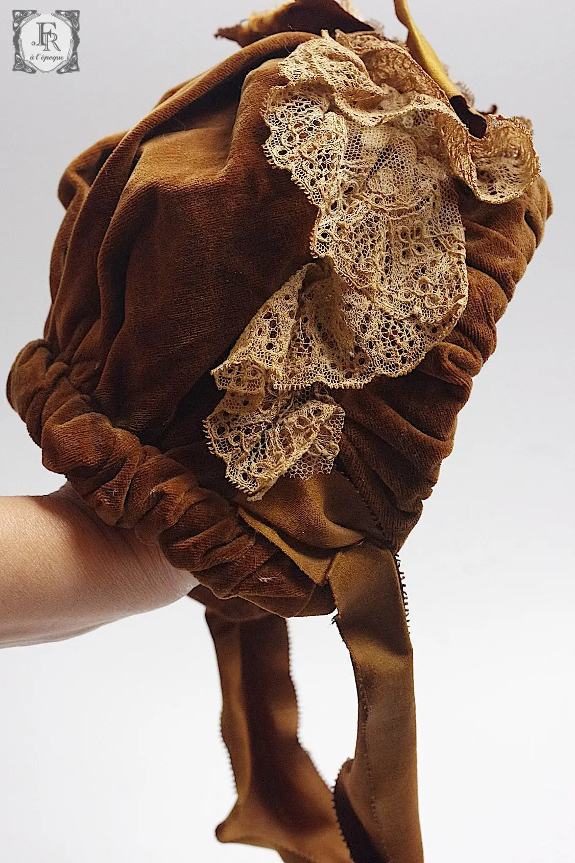 アンティーク帽子ドール用 chapeau de poupée antique3 .FR a l'epoque