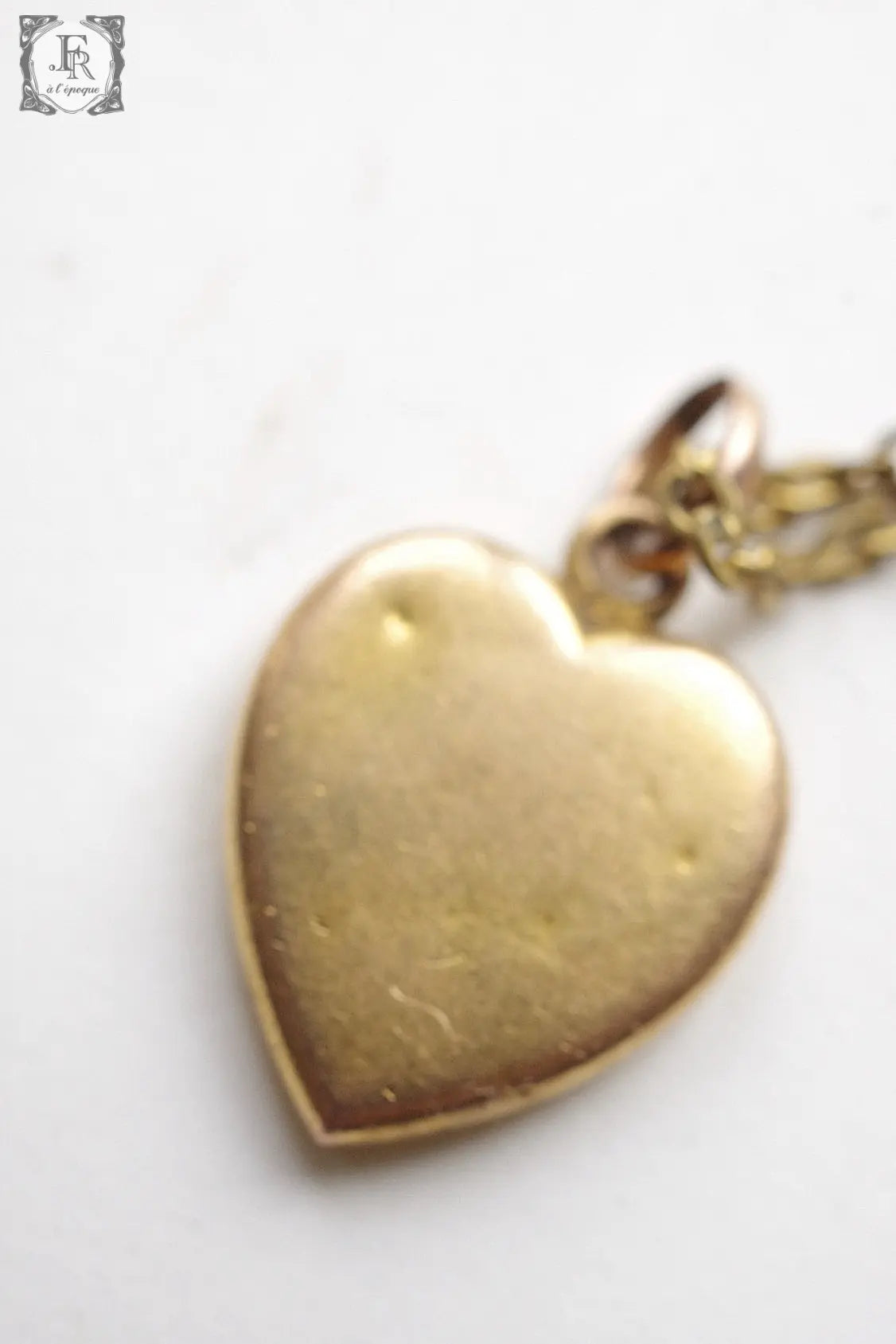 アンティークペンダント collier antique ハート .FR a l'epoque