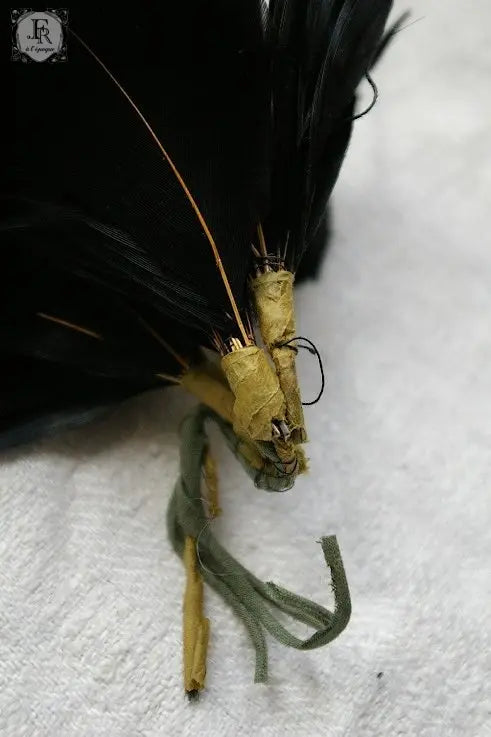 corsage ヴィンテージ コサージュ クロ 羽 .FR A Ll'EPOQUE