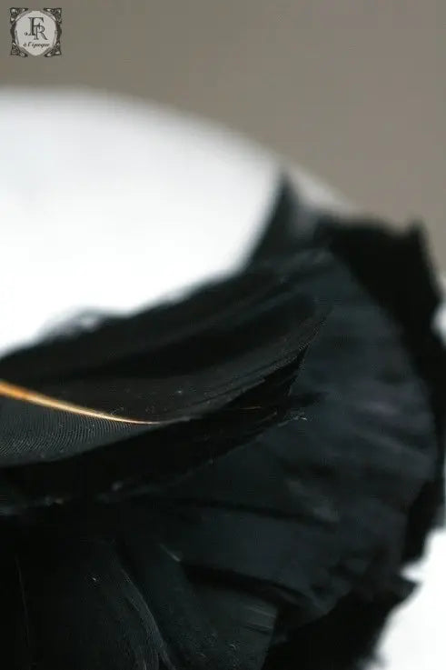 corsage ヴィンテージ コサージュ クロ 羽 .FR A Ll'EPOQUE