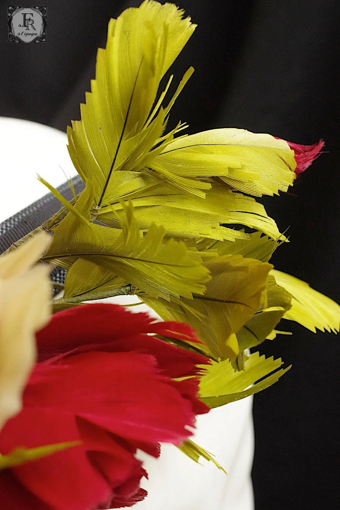 アンティークヘアバンド décoration florale antique 花 .FR a l'epoque