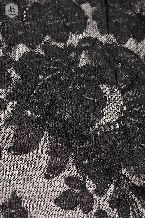 dentelle アンティークレースショール noir .FR A Ll'EPOQUE
