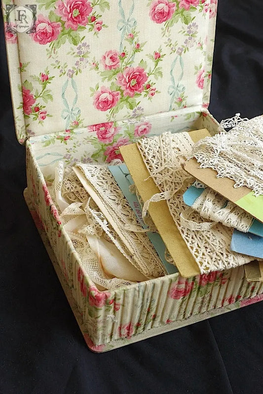 アンティークレース dentelle ancienne 箱 .FR a l'epoque