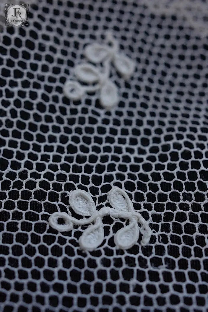 アンティークレース dentelle ancienne アランソンレース 90cm .FR a l'epoque