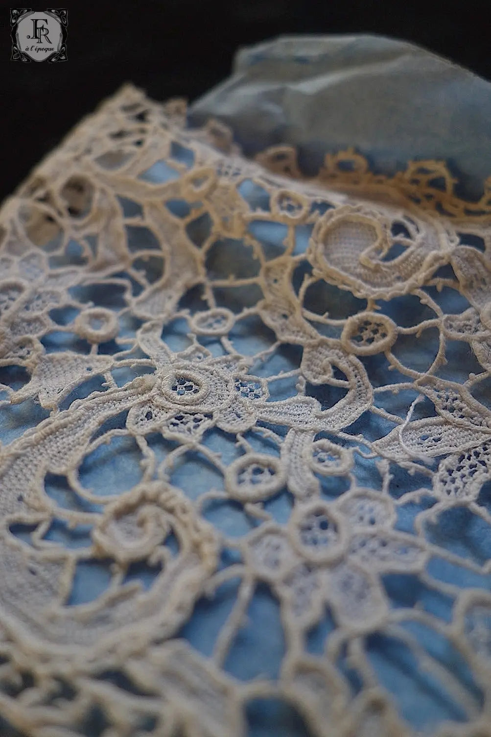 アンティークレース dentelle antique ヴニーズ モチーフ .FR a l'epoque