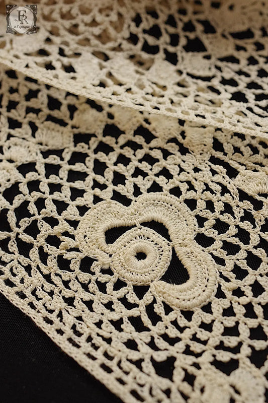アンティークレース dentelle antique クロシェレース357cm .FR a l'epoque