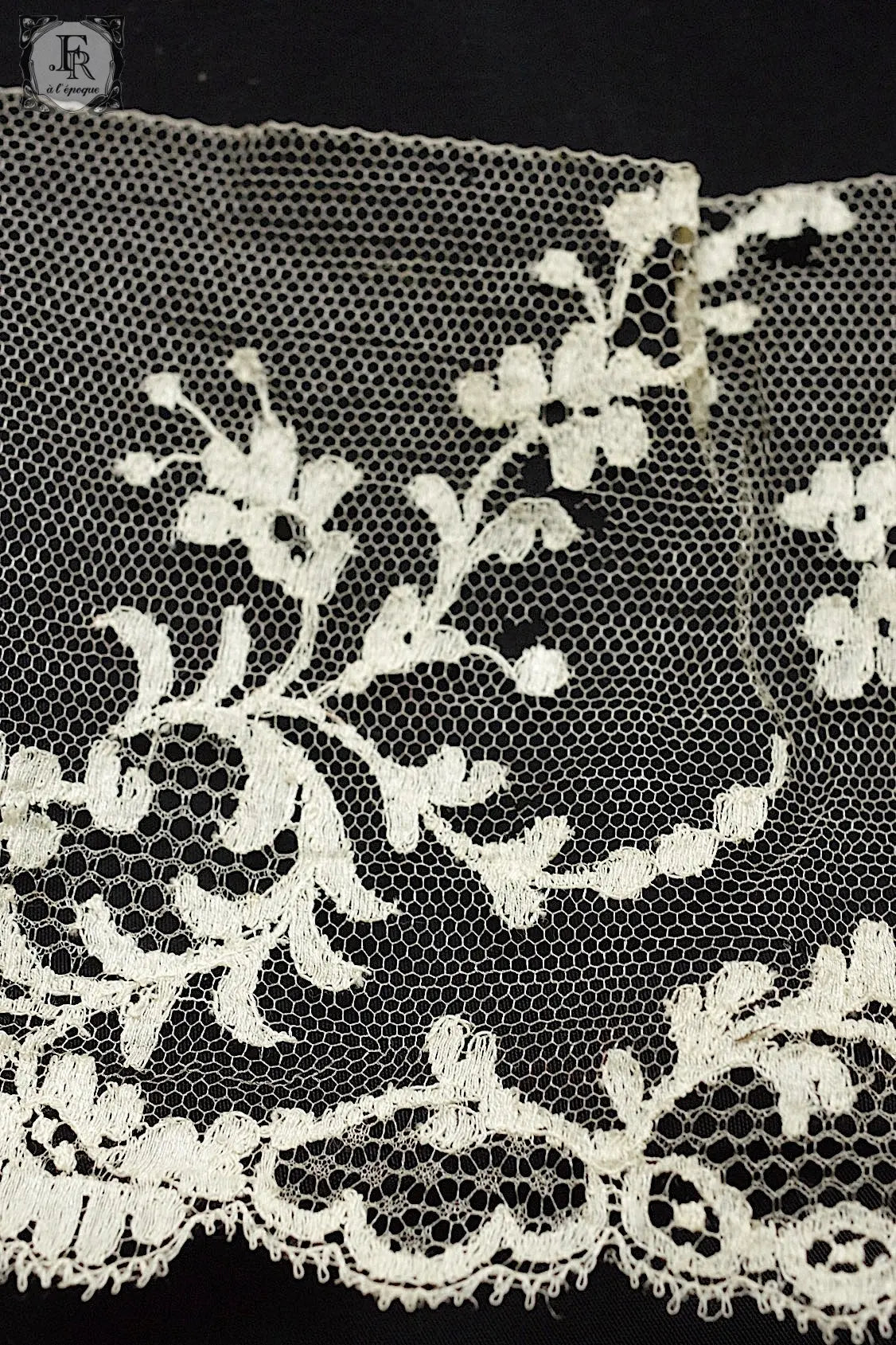 アンティークレース dentelle antique チュール2種+670cm .FR a l'epoque