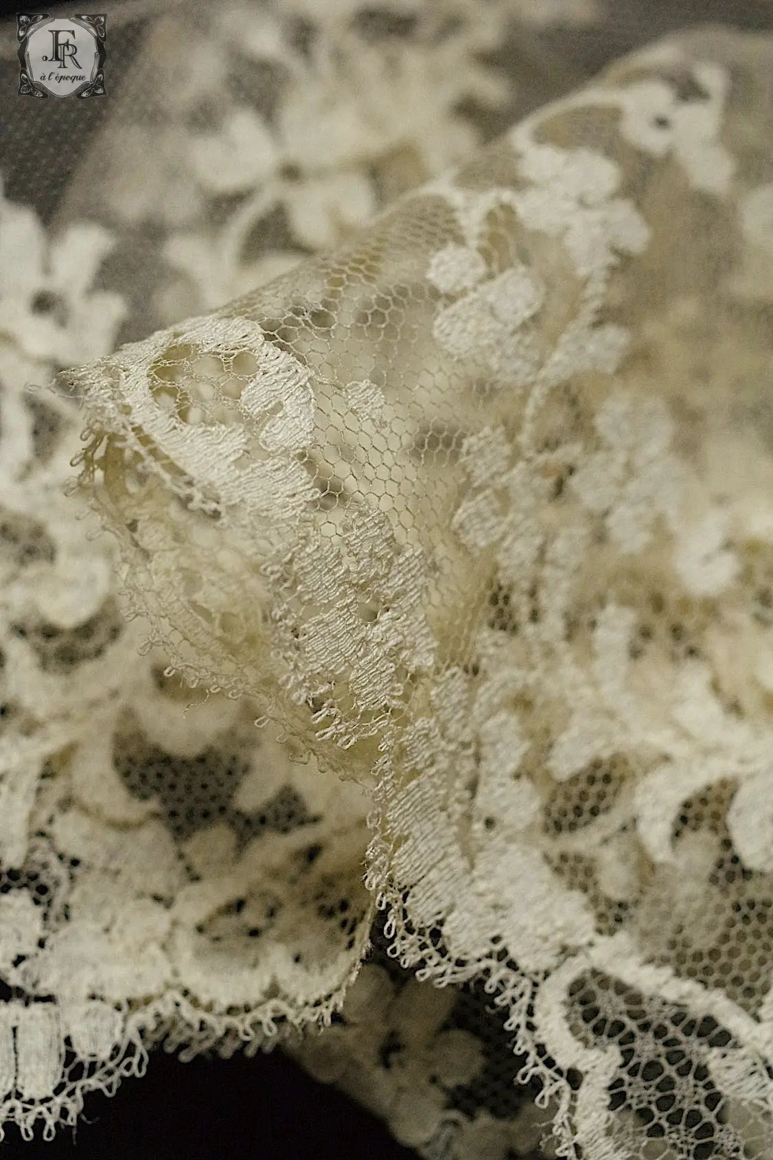 アンティークレース dentelle antique チュール2種+670cm .FR a l'epoque