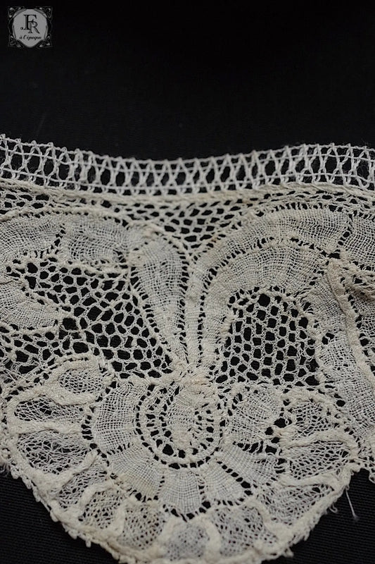 アンティークレース dentelle antique 290cm デヴォン .FR a l'epoque