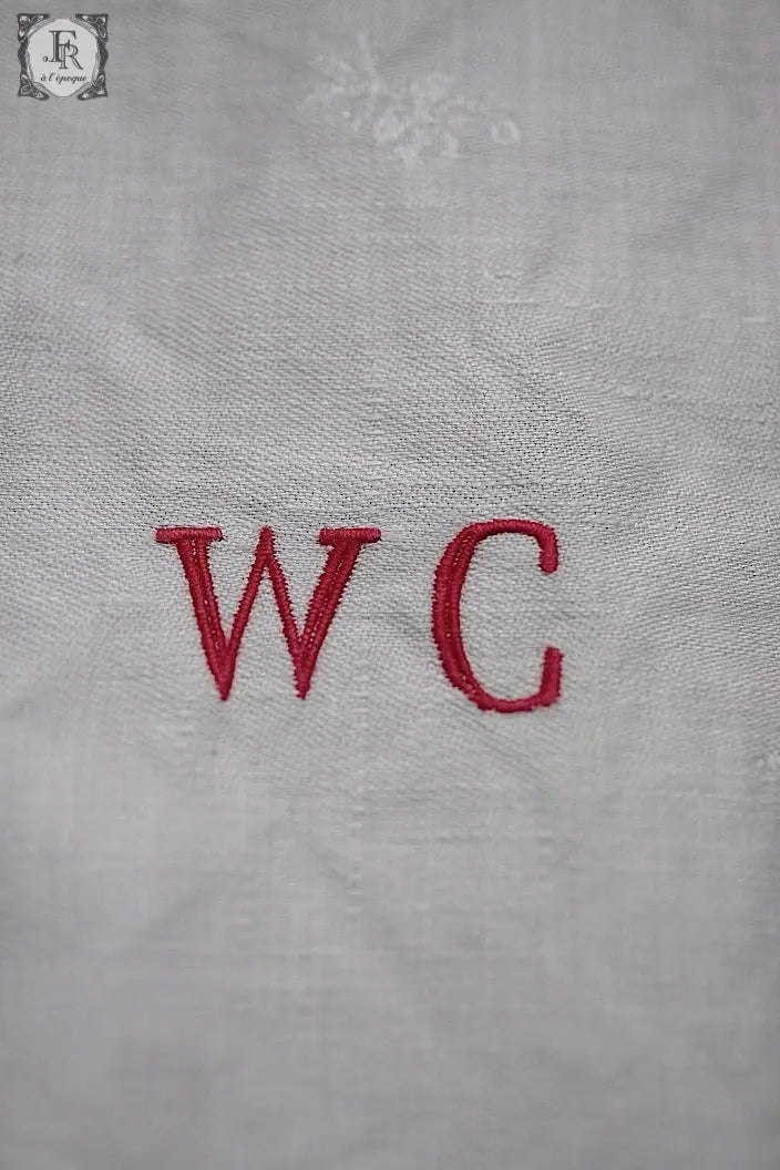 アンティーククロス dentelle nappe ダマセ .FR a l'epoque