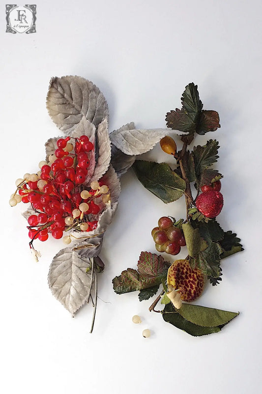 アンティーク花コサージュ fleurs antique .FR a l'epoque