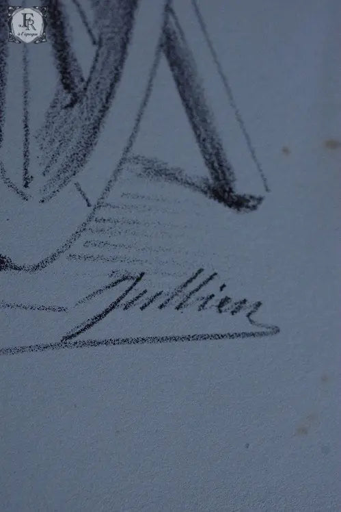 gravure アンティーク  版画 4 .FR A Ll'EPOQUE