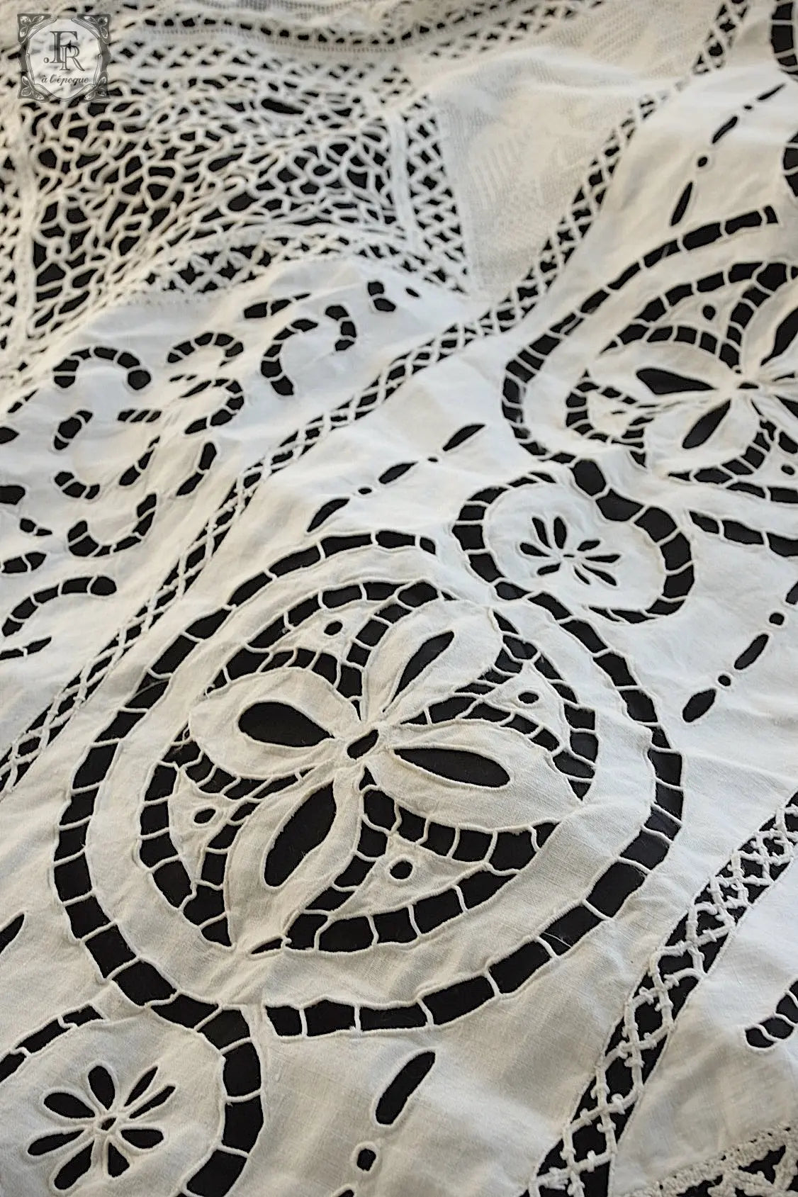 アンティークカーテン linge de maison 4枚セット .FR a l'epoque