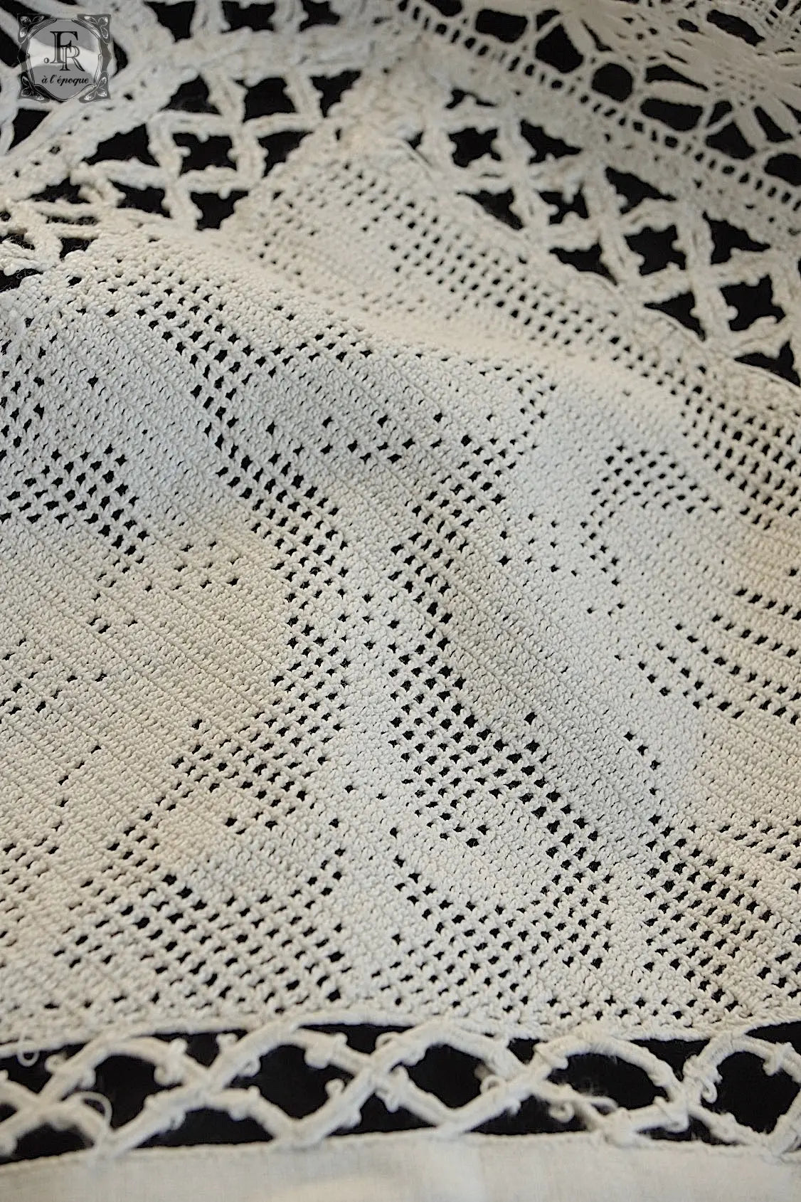 アンティークカーテン linge de maison 4枚セット .FR a l'epoque