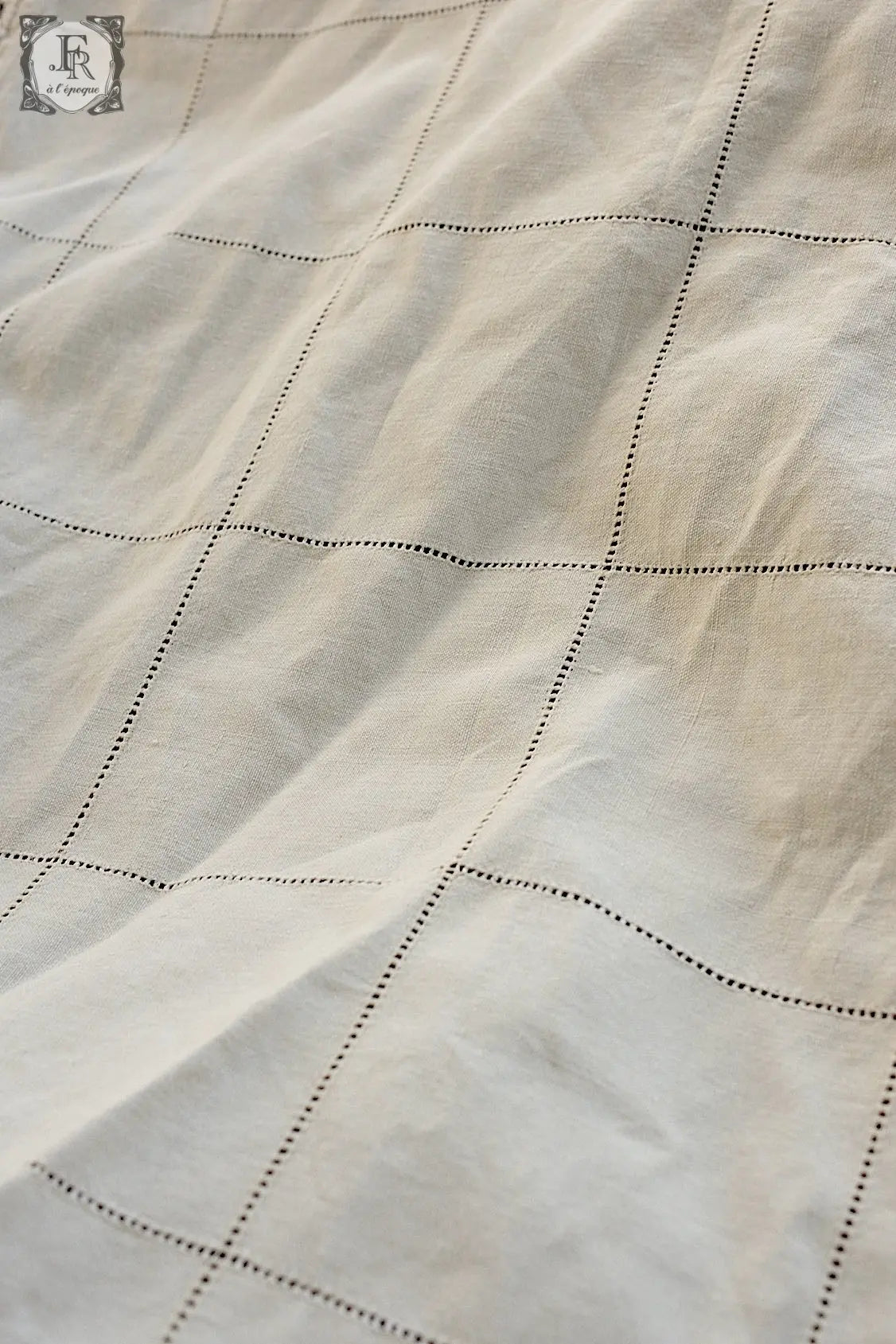 アンティークカーテン linge de maison  4枚セット .FR a l'epoque