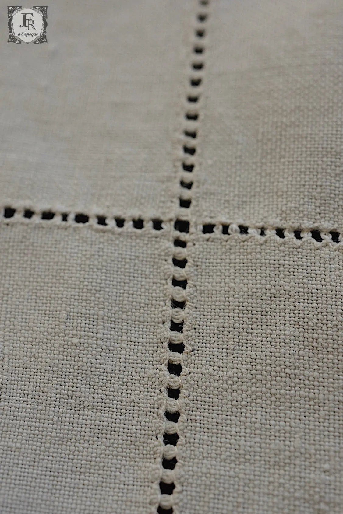 アンティークカーテン linge de maison  4枚セット .FR a l'epoque