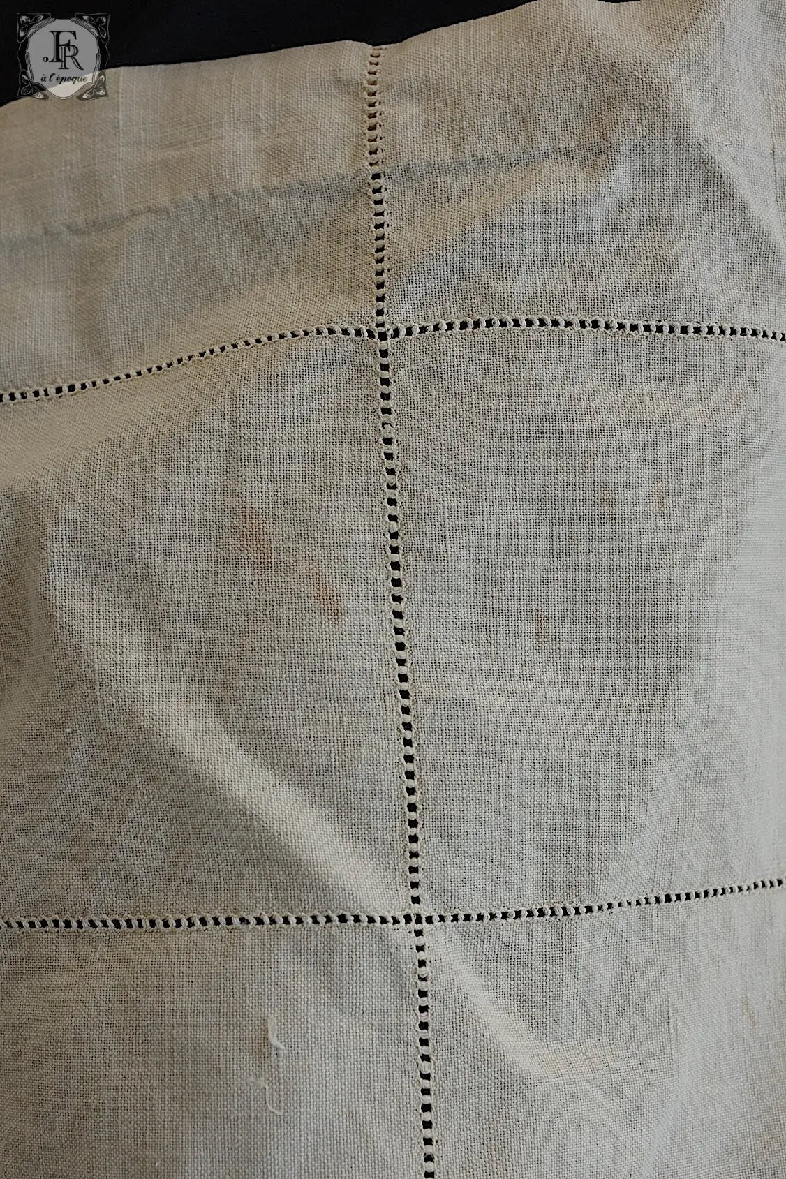 アンティークカーテン linge de maison  4枚セット .FR a l'epoque