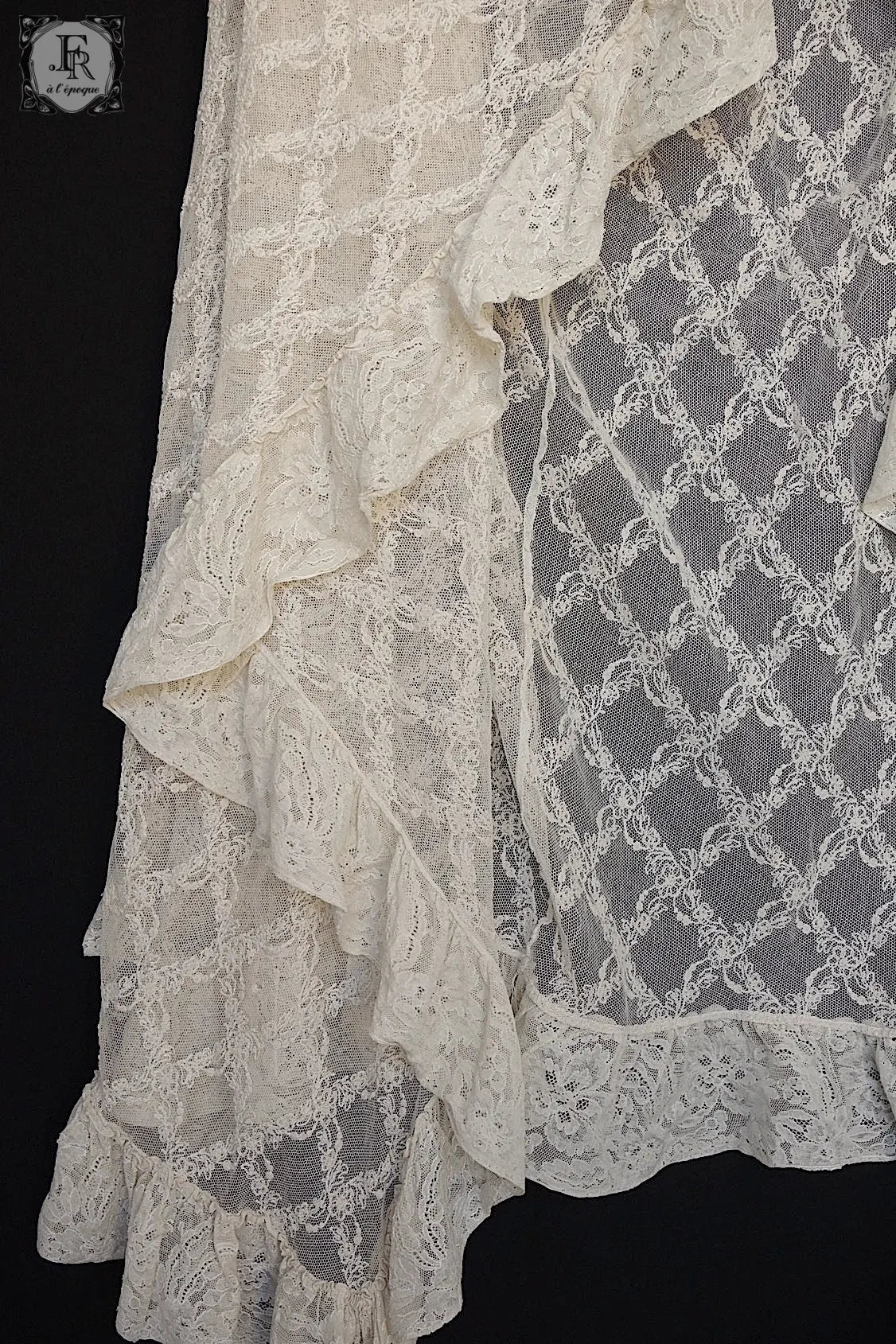 アンティークカーテン linge de maison ancien .FR a l'epoque