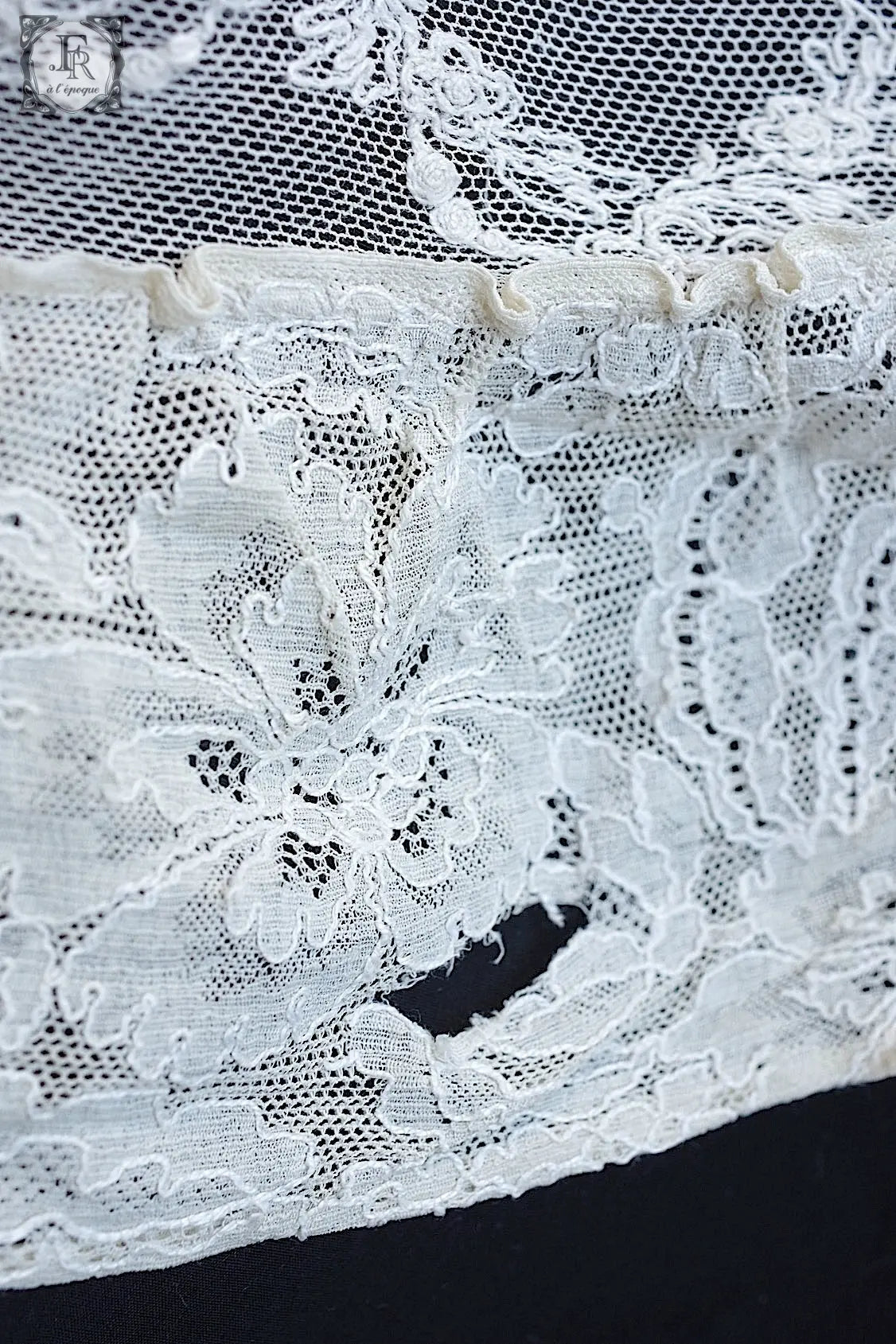 アンティークカーテン linge de maison ancien .FR a l'epoque