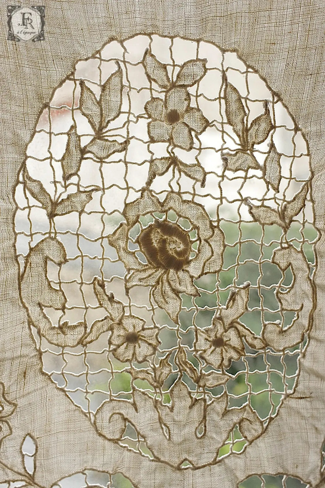 アンティークカーテン linge de maison antique 1 .FR a l'epoque