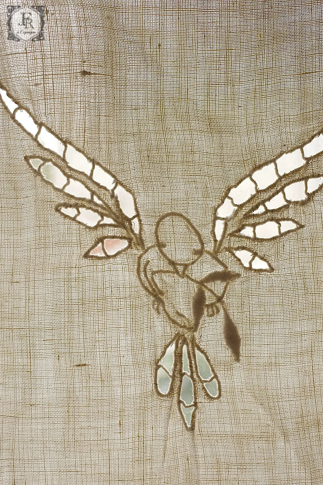 アンティークカーテン linge de maison antique 1 .FR a l'epoque