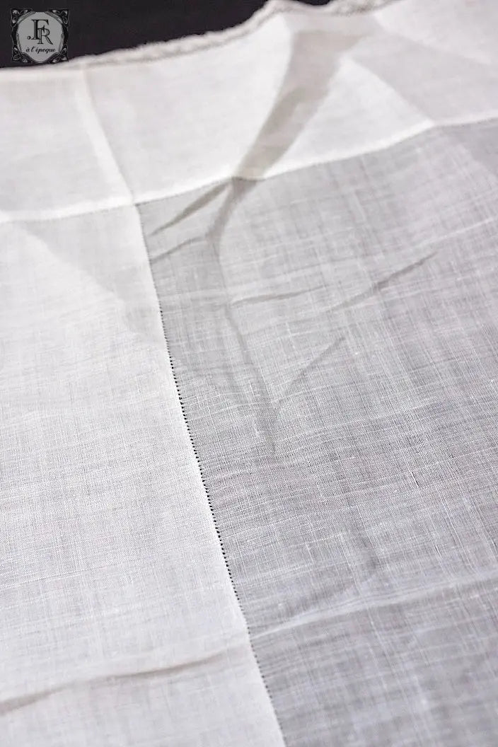 アンティークハンカチ mouchoir antique lot 1 .FR a l'epoque