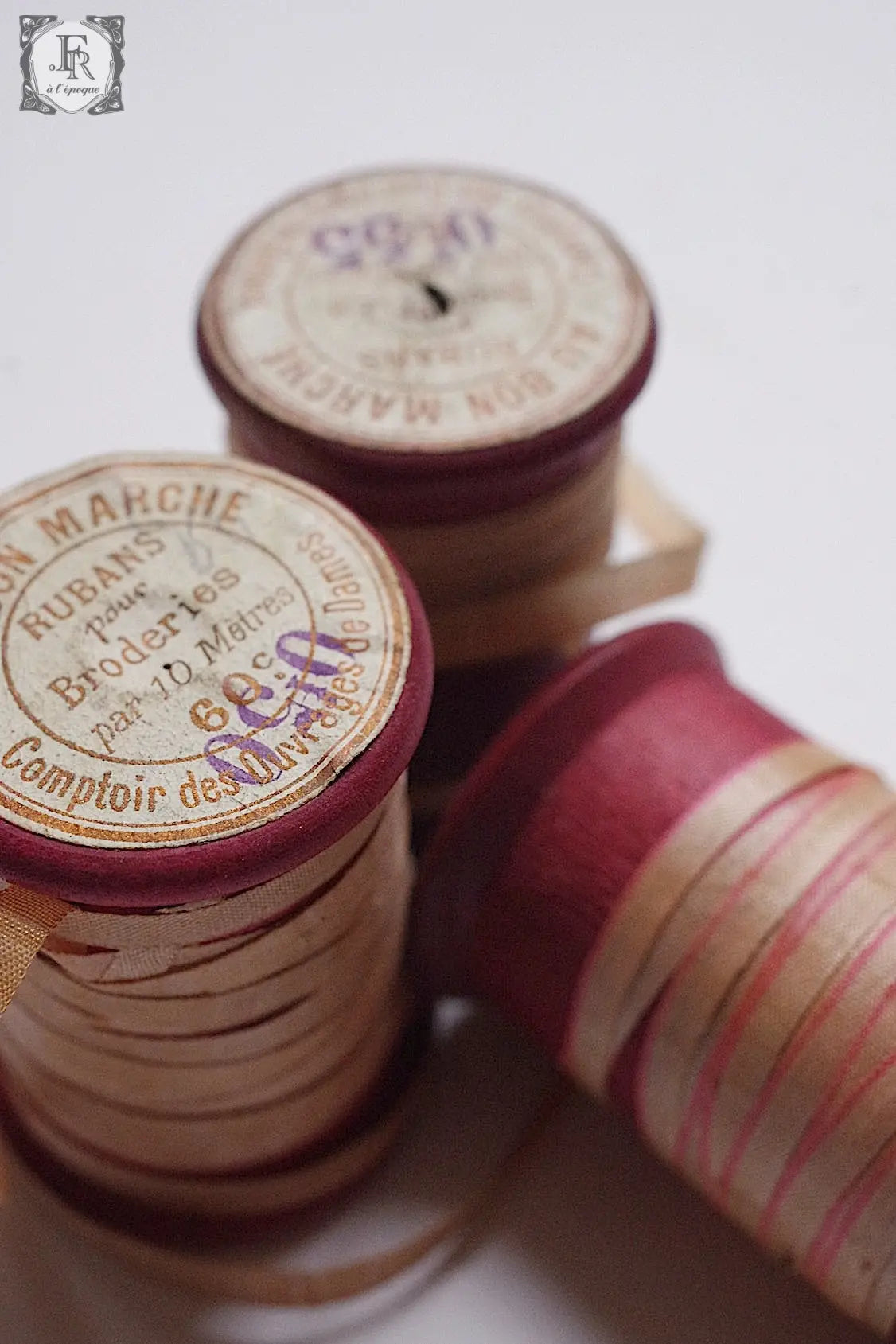 アンティークリボン ruban antique 1 .FR a l'epoque