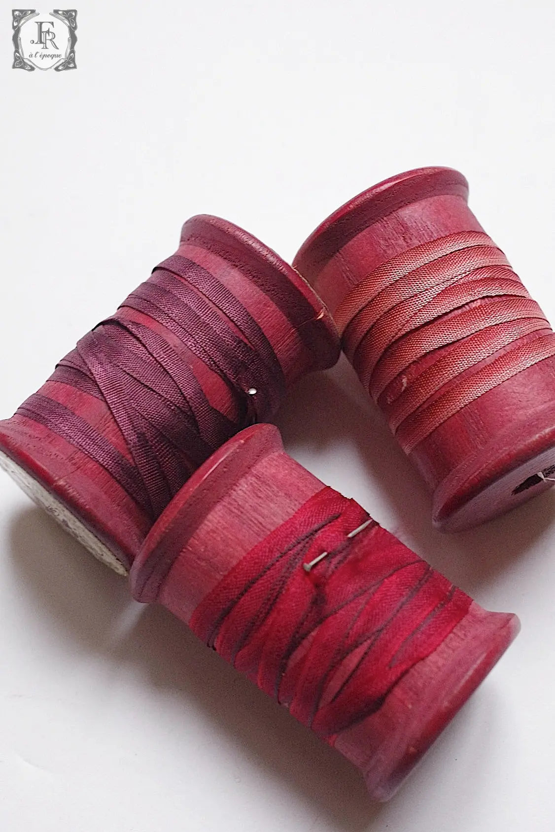 アンティークリボン ruban antique 3 .FR a l'epoque