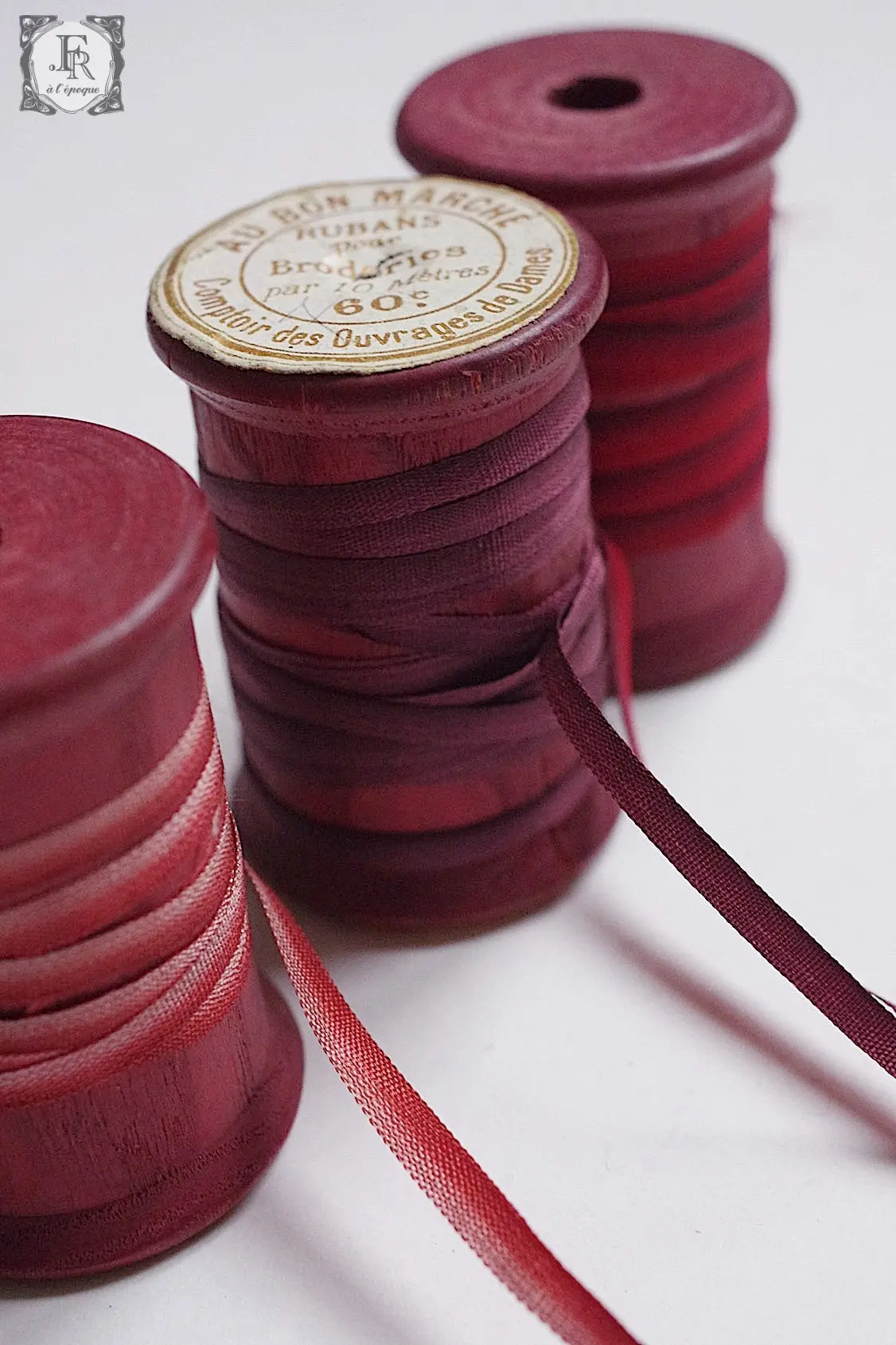アンティークリボン ruban antique 3 .FR a l'epoque