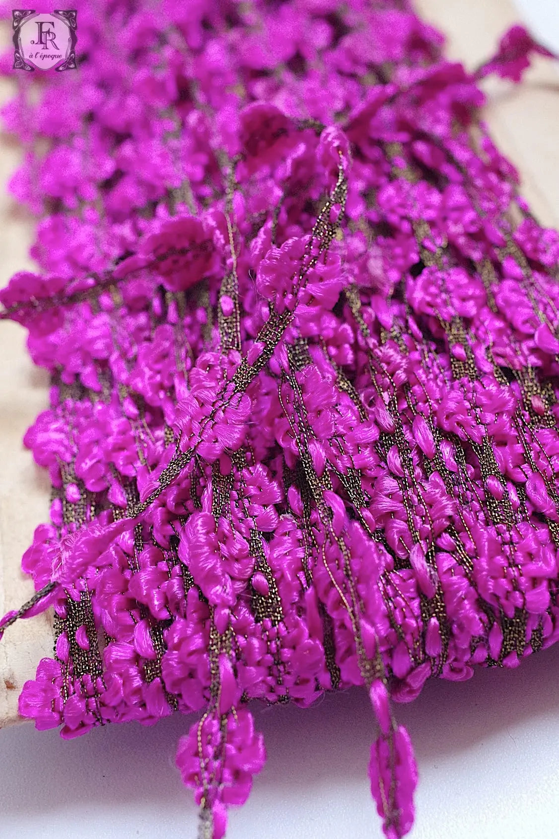 アンティークリボン ruban antique 3 par 2m .FR a l'epoque