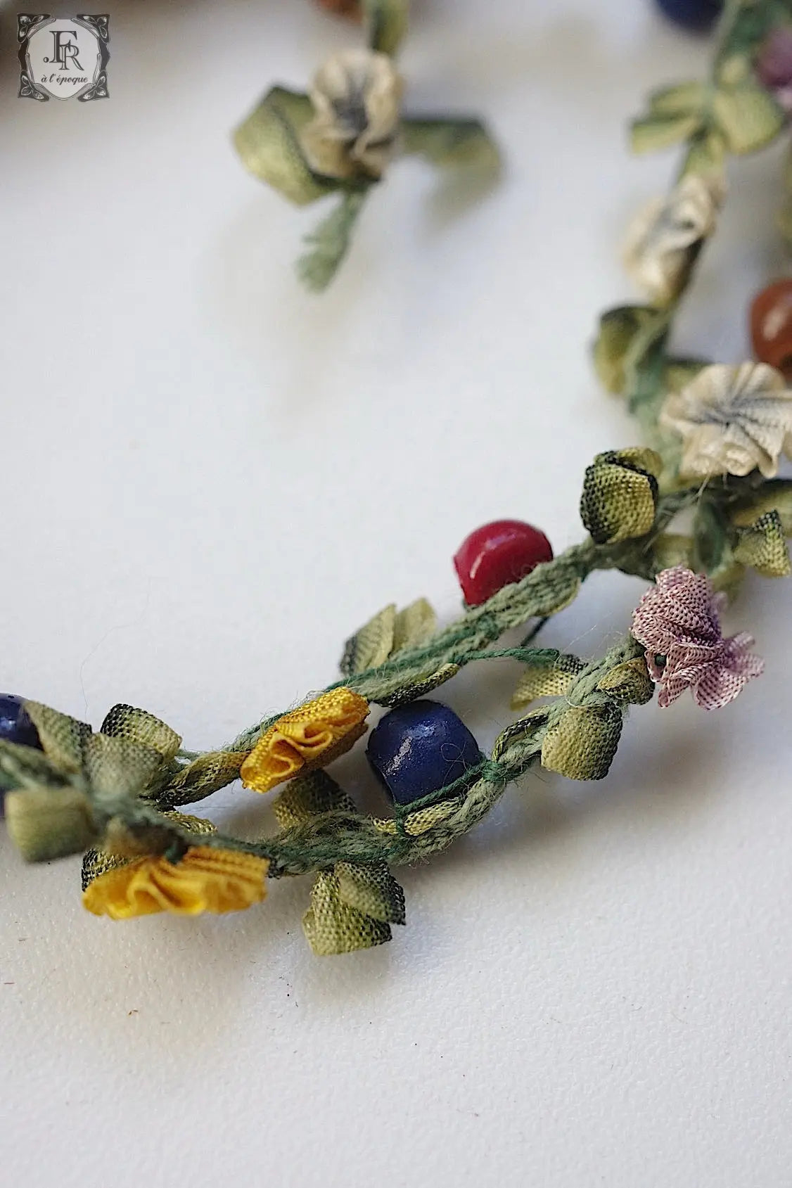 アンティークリボン ruban antique lot .FR a l'epoque