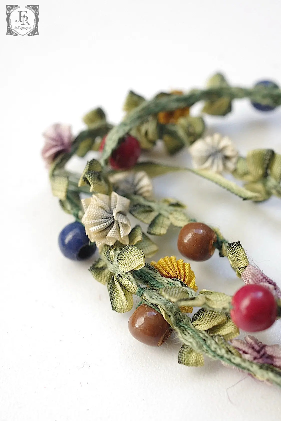 アンティークリボン ruban antique lot .FR a l'epoque