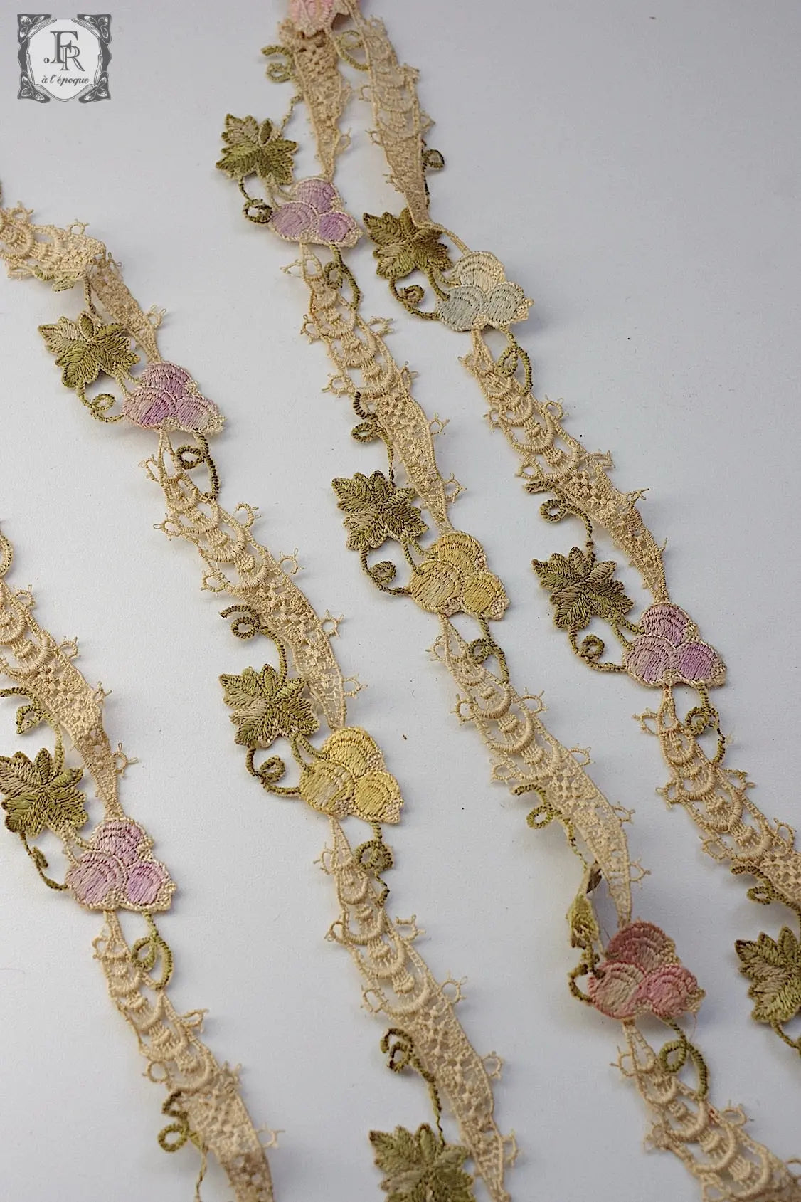 アンティークリボン ruban antique lot .FR a l'epoque