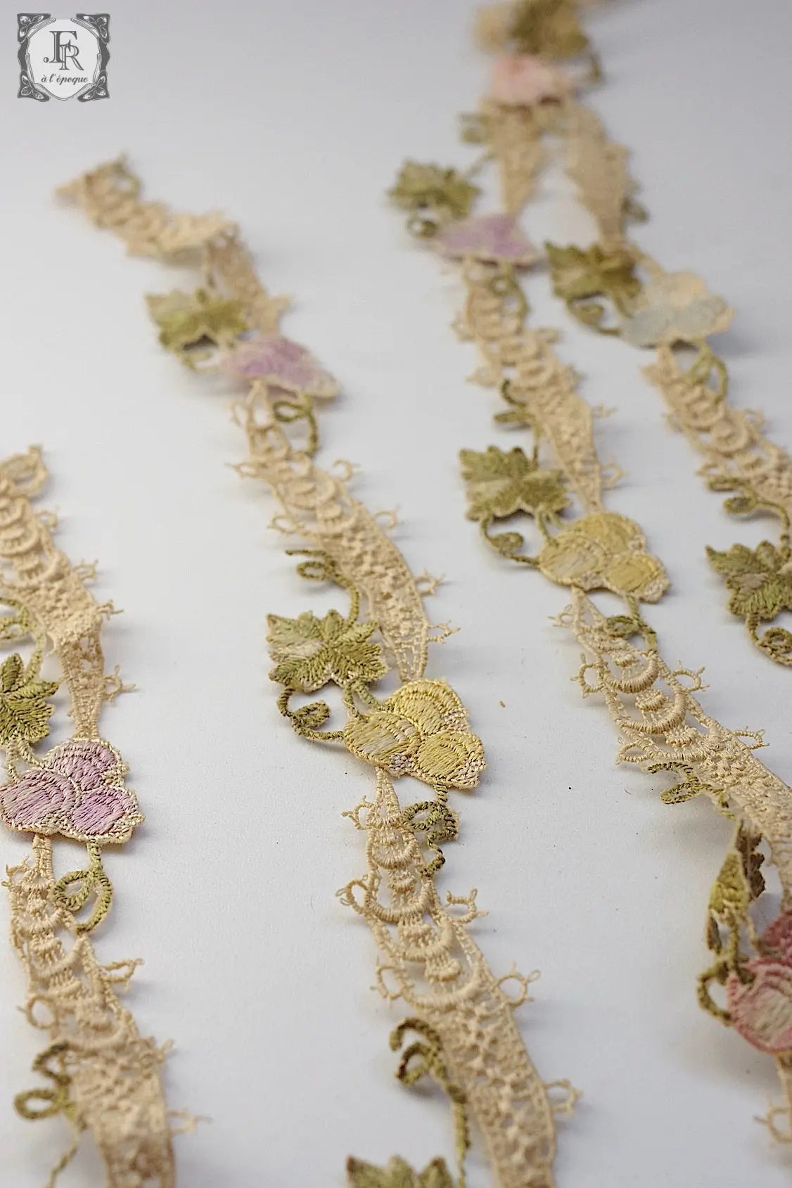 アンティークリボン ruban antique lot .FR a l'epoque