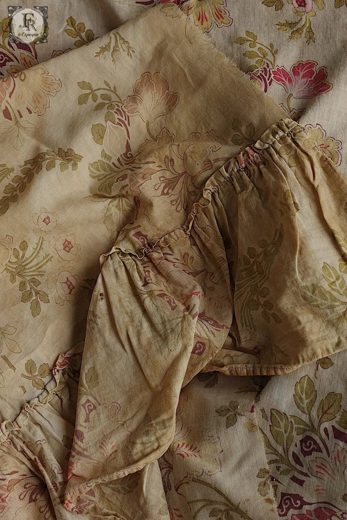 アンティーク生地 tissu antique 素材用 .FR a l'epoque