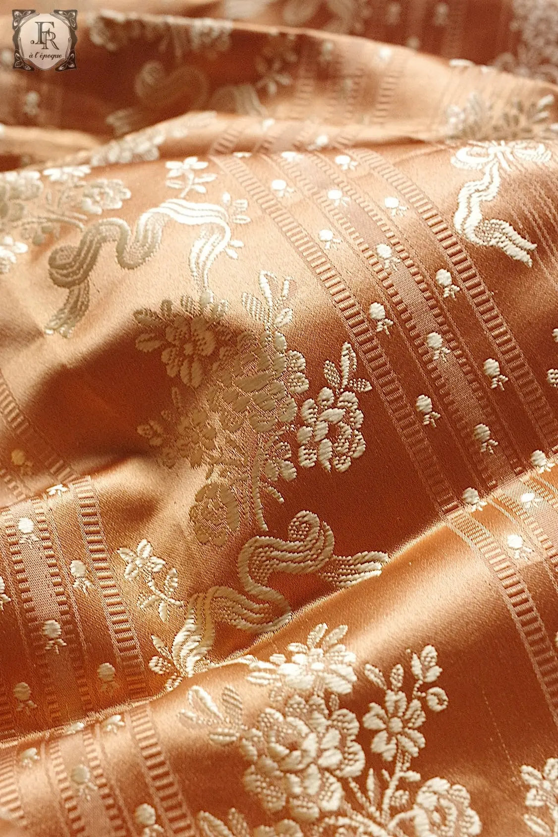 アンティーク生地 tissu antique ハギレ2種 .FR a l'epoque