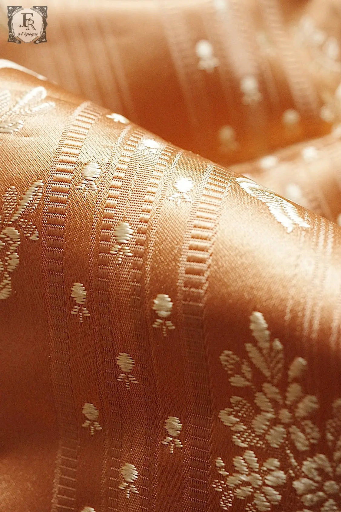 アンティーク生地 tissu antique ハギレ2種 .FR a l'epoque