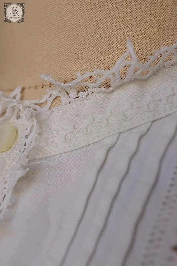 アンティークコットンブラウス vêtement antique blouse .FR a l'epoque