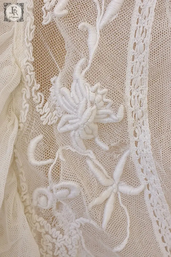 アンティークブラウス vêtement blouse 素材用 .FR a l'epoque